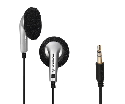Słuchawka Thomson SŁUCHAWKI DOUSZNE THOMSON EAR1115BK Srebrne
